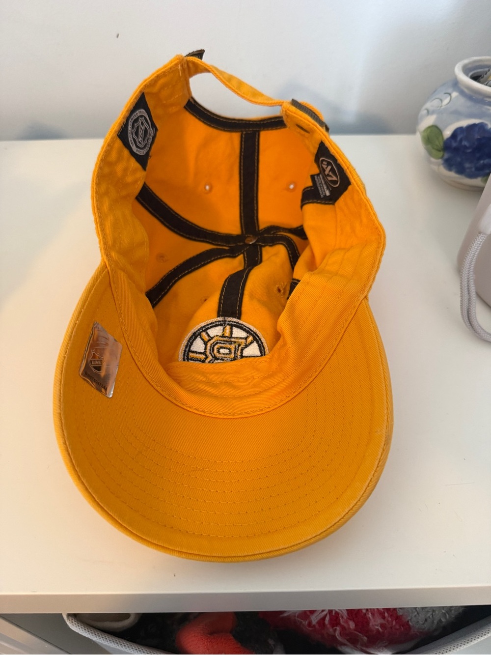 '47 Brand Yellow Adjustable Cap with Black Trim - Picture 4 of 4